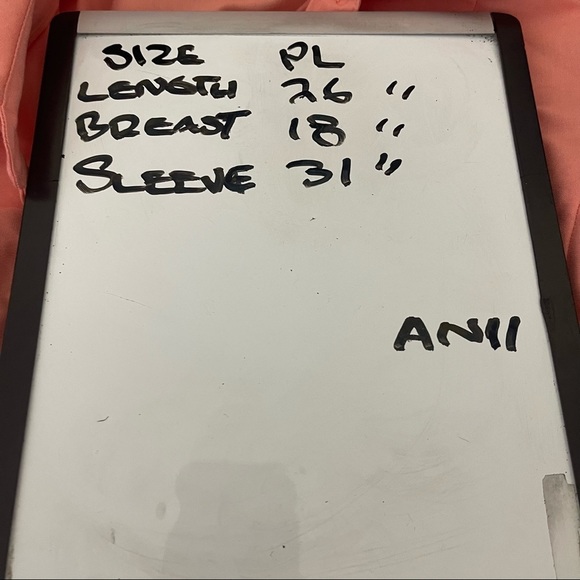 Coldwater Creek Women’s Orange Button Front Top PL - Picture 5 of 5